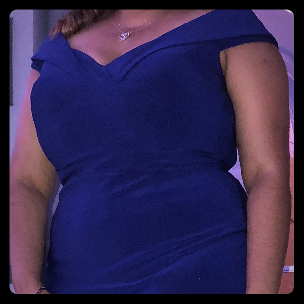 Beautiful Navy Blue Evening Gown- Worn Once